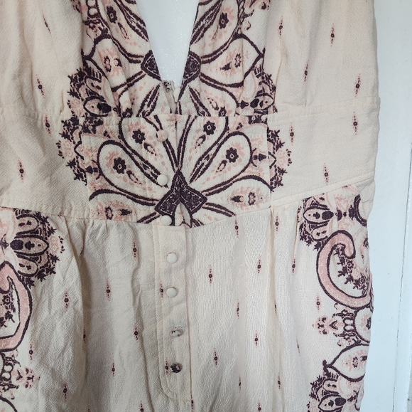 Free People Cream Setting Sun Jumpsuit - Picture 7 of 9